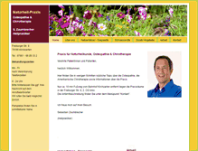 Tablet Screenshot of osteopathie-kirchzarten.de